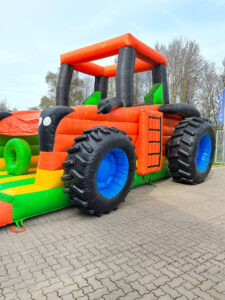 Hüpfburg Traktor