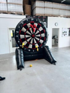 Hüpfburg XXL Dartscheibe